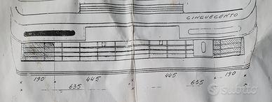 Cinquecento 1991 1998, coppia di fendinebbia