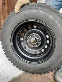 4 Ruote complete R13–Gomme Tassellate-Cerchi Ferro