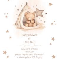 Inviti baby shower personalizzabili temi vari