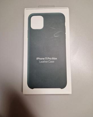 iPhone 11 Pro Max Leather Case Forest Green