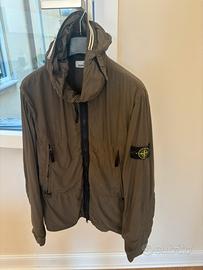 Stone Island giacca in skin touch nylon L