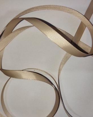 10 MT di Nastro Grosgrain da 10mm Sabbia 