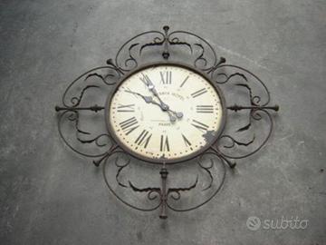 Orologio ferro battuto colore ferro