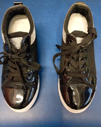 scarpe  con strass n 38 con solette nuove ergonomi