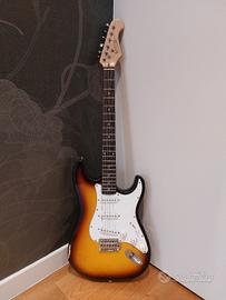 Chitarra elettrica con setup da liuteria