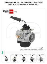 carburatore 17,5 dell' orto 
