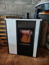 Stufa a pellet Edilkamin Micron 7 kW – funzionante