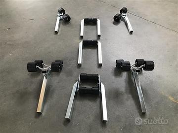 Kit rulli per rimorchio trasporto barca