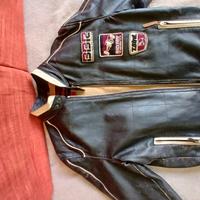 giacca da moto in pelle