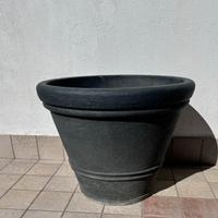 Vaso grigio  alto 48 cm