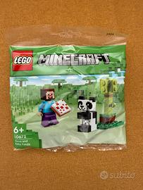 LEGO Minecraft 30672 – Steve e Baby Panda
