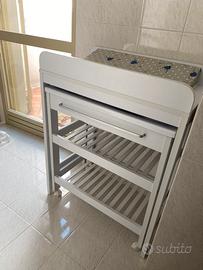 Fasciatoio di legno “Childhome” con vasca