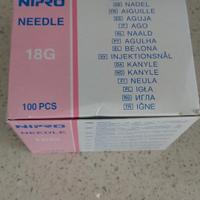 100 Aghi 18G Materiale sanitario nuovo