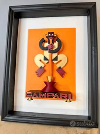 Campari “Pupazzo Campari” 3D artigianale Depero