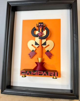 Campari “Pupazzo Campari” 3D artigianale Depero