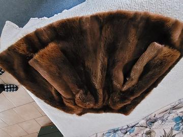 giaccone in pelliccia sintetica