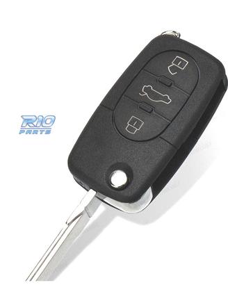 ALLOGGIAMENTO CHIAVE AUDI QUADRATA 3 PULSANTI CON 
