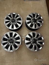 Cerchi e coppette originali Fiat da 16