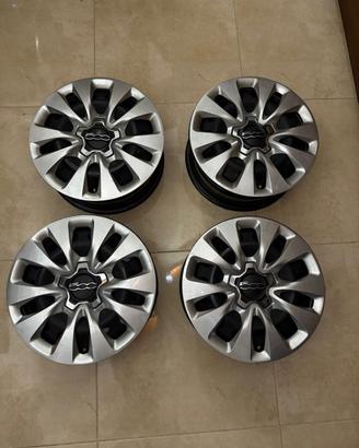 Cerchi e coppette originali Fiat da 16