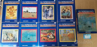11 fascicoli Gli Impressionisti (arte)