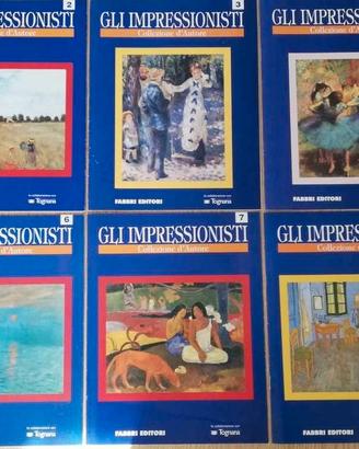 11 fascicoli Gli Impressionisti (arte)