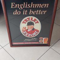 Quadro specchio Tetley Export vintage