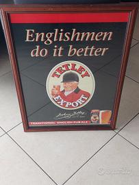 Quadro specchio Tetley Export vintage