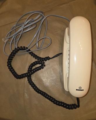 Telefono con filo con tastiera bianco Brondi