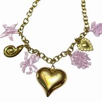 Collana in acciaio cuore