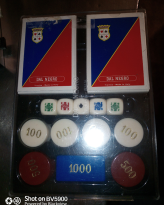 Set poker Dal Negro anni 90