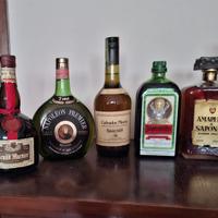 Set 5 superalcolici vintage
