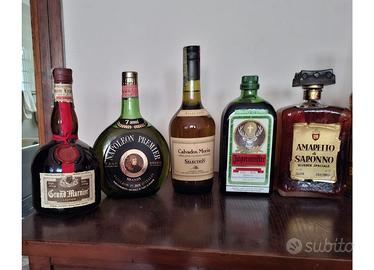 Set 5 superalcolici vintage