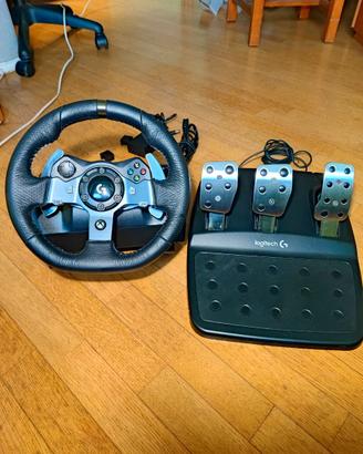 G29 LOGITECH VOLANTE G920 + PEDALI XBOX + PC Logit