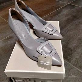 Décolleté in pelle Tamaris