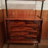 Cassettiera in legno vintage 