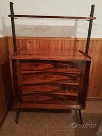 Cassettiera in legno vintage 