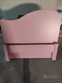 Letto singolo cameretta bimba