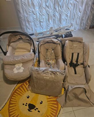Trio brevi con brillantini tutto completo 
