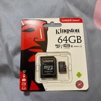 Micro sd kingston 64gb