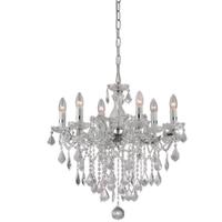 Lampadario con cristalli