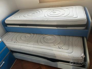 Letto doppio scorrevole moretti