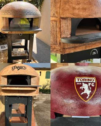 Forno Pizza Legna o gas. Per Esterno. Alta Qualità