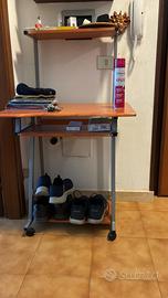 Tavolino per computer e stampante