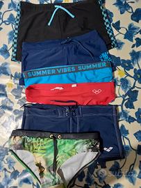 Boxer da bagno taglia 12 anni