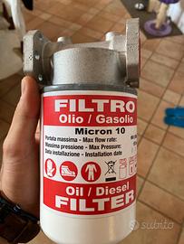 Filtro olio / gasolio 10 micron a cartuccia