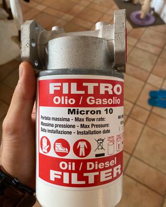 Filtro olio / gasolio 10 micron a cartuccia