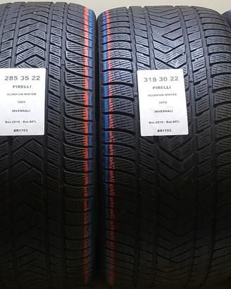 4 GOMME 285 35 22 E 315 30 22 PIRELLI BR1703