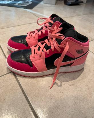 Nike Air Jordan 1 Mid Coral Chalk tg.40