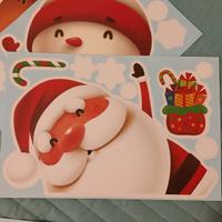 Vetrofanie Natale adesivi decorativi 