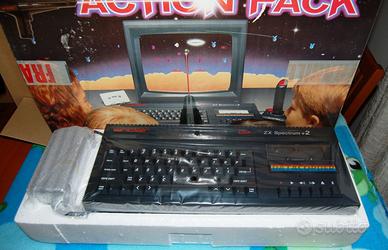 ZX SPECTRUM 128k + 2 ACTION SET - Nuovo